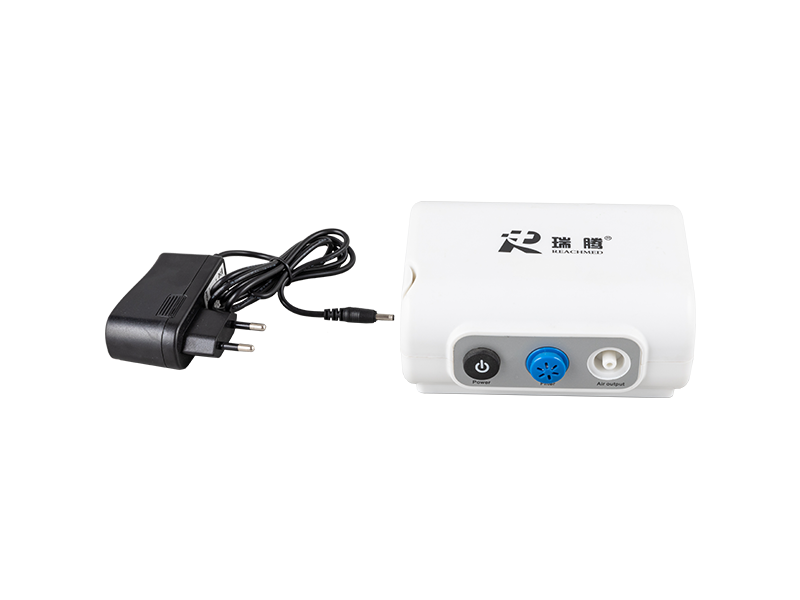 RJ-301 便攜式手持式壓縮霧化器，帶面罩和USB電纜