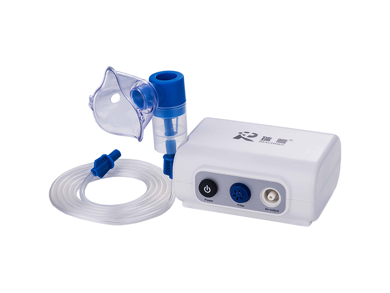 RJ-301 便攜式手持式壓縮霧化器，帶面罩和USB電纜