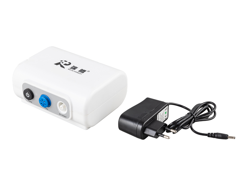 RJ-301 便攜式手持式壓縮霧化器，帶面罩和USB電纜